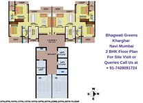Bhagwati Greens Kharghar Navi Mumbai 2 BHK Floor Plan