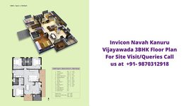 Invicon Navah Kanuru Vijayawada 3bhk floor Plan