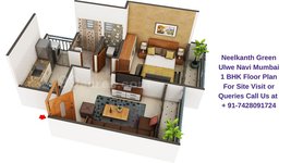 Neelkanth Green Ulwe Navi Mumbai 1 BHK Floor Plan