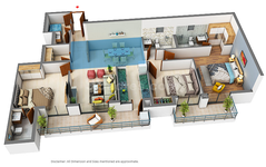 Rishita Manhattan Lucknow Floor Plan