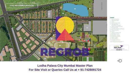 Lodha Palava City Mumbai Master Plan