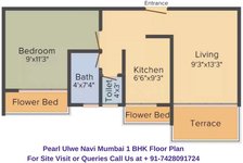 Pearl Ulwe Navi Mumbai 1 BHK Floor Plan
