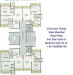 City Icon Taloja Navi Mumbai 1 BHK Floor Plan
