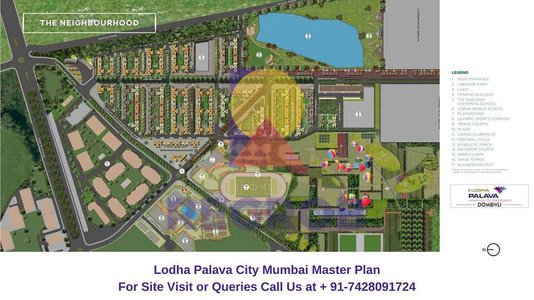 Lodha Palava City Mumbai Master Plan