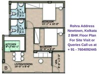 Rohra Address Newtown Kolkata 2 BHK Floor Plan
