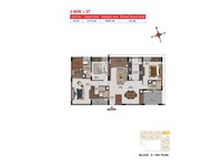 Casagrand Tudor Mogappair, Chennai 3 BHK Floor Plan 1849 Sqft