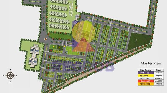Urbanrise Eternity plots in Thirumazhisai  Master Plan