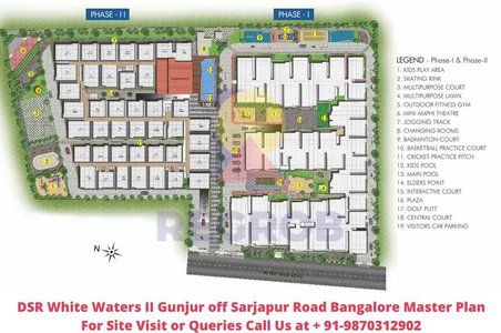 DSR White Waters II Gunjur off Sarjapur Road Bangalore Master Plan