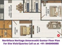 Northface Heritage Amaravathi Guntur 2bhk Floor Plan