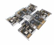 Unicca Emporis  2 BHK Floor Plan