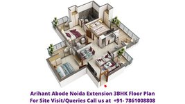 Arihant Abode Noida Extension 3BHK Floor Plan