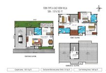 3 BHK Row Villa Alliance Humming Gardens