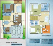 floor plan 3 bhk divino villas
