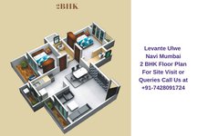 Levante Ulwe Navi Mumbai 2 BHK Floor Plan