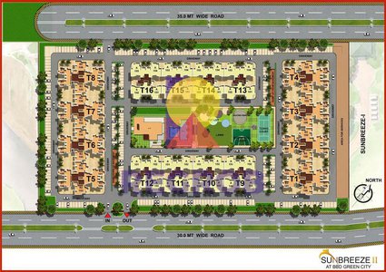 BBD Green City Sunbreeze II Faizabad Road, Lucknow Master Plan