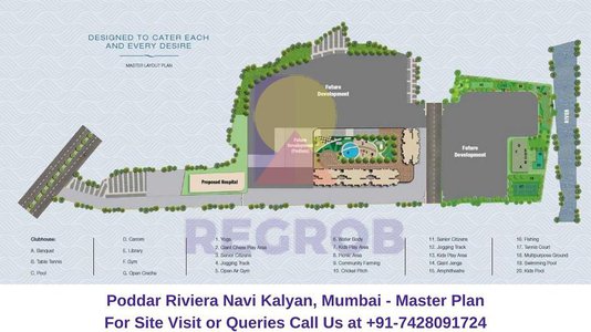 Poddar Riviera Navi Kalyan, Mumbai Master Plan