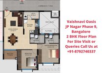 Vaishnavi Oasis JP Nagar Phase 9, Bangalore 2 BHK Floor Plan 1103 Sqft