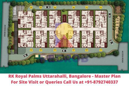 RK Royal Palms Uttarahalli, Bangalore Master Plan