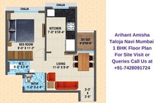 Arihant Amisha Taloja Navi Mumbai 1 BHK Floor Plan