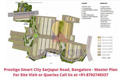 Prestige Smart City Sarjapur Road, Bangalore Master Plan