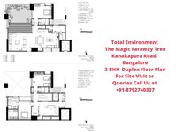 Total Environment The Magic Faraway Tree 3 BHK Duplex Floor Plan