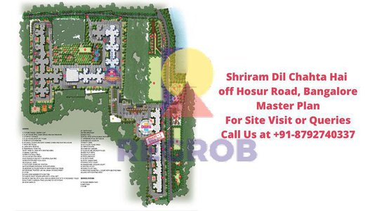 Shriram Dil Chahta Hai off Hosur Road, Bangalore Master Plan