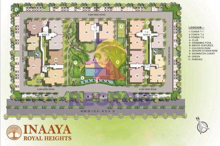 Inaaya Royal Heights Master plan