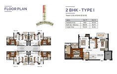 2 BHK Type 1 Floor Plan of Shalimar Mannat Extension