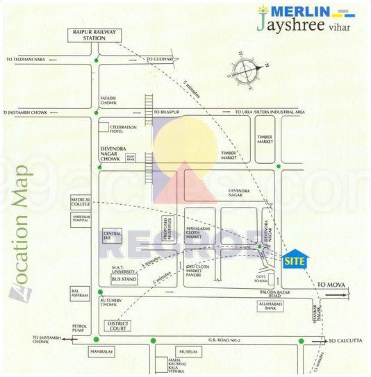 Merlin Jayshree Vihar |☎+91-7669634395 | 4 BHK Ready To Move Flats In Devendra Nagar, Raipur