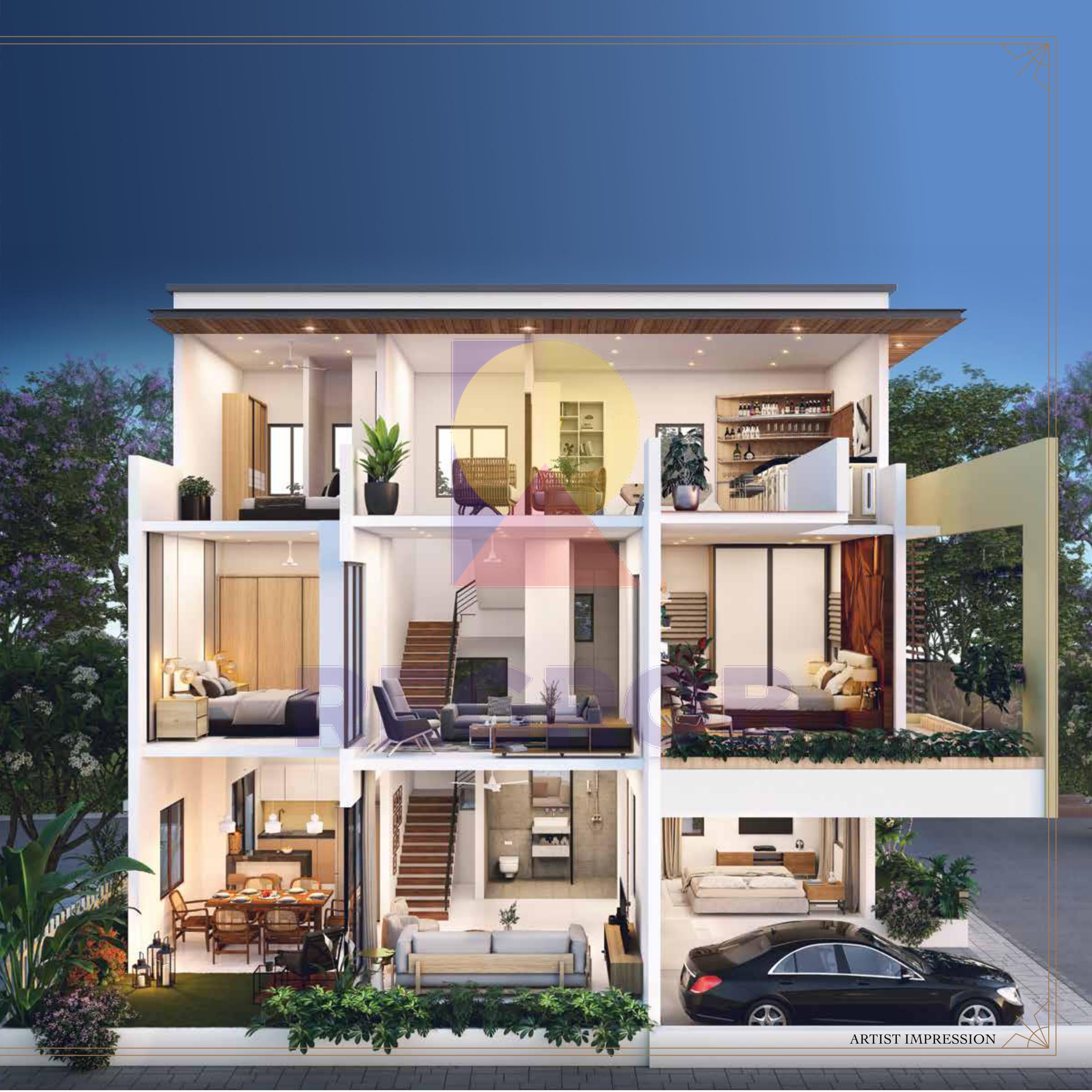 ☎+91-9870312902 | Shriram Chirping Grove Luxury Villa For Sale In Sarjapur Road Bangalore | Price 1.70 Cr