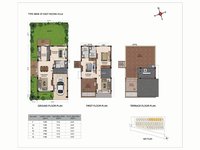 3 BHK Villa Floor Plan