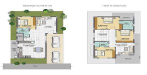 4 BHK Villa Floor Plan