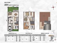 3 BHK+3T Villa Floor Plan