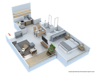 1 bhk floor plan skyi songbirds