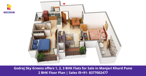 ☎+91-8377002477 | Godrej Sky Greens offers 2, 3 BHK Flats for Sale in Manjari Khurd. Price 56 Lacs. Master Plan, Floor Plan, Price, Brochure, Reviews.