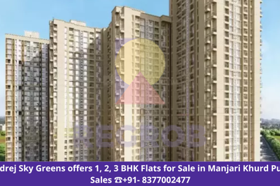 ☎+91-8377002477 | Godrej Sky Greens offers 2, 3 BHK Flats for Sale in Manjari Khurd. Price 56 Lacs. Master Plan, Floor Plan, Price, Brochure, Reviews. 