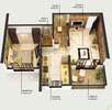 1 bhk floor plan of sai balaji estate