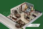 2 bhk floor plan of casa traimbak