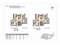 3 bhk floor plan of casagrand hazen