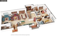 5 bhk floor plan of riviera majestica