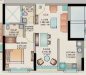 1 BHK Floor Plan of Karmvir Saraswati Apartment