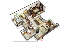 2 BHK for sale in Brigade Lakefront