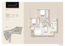 2 BHK Floor Plan of Goyal Orchid Bloomsberry