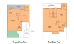 3.5 BHK Floor Plan of Siddha Suburbia Bungalow