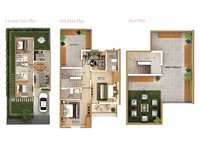 4 bhk villa floor plan of meraki- the soul villas