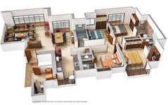 4 bhk floor plan of sheth avalon