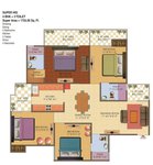 4 bhk floor plan