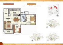 Prestige Sunrise Park 1.5 BHK Floor Plan
