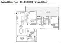 Sobha Morzaria Grandeur Phase 2 Floor Plan 2 BHK
