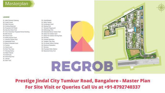 Prestige Jindal City Tumkur Road, Bangalore Master Plan